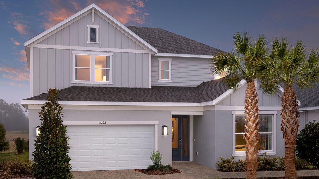 Representative exterior photo of a completed home built from the Montauk by Taylor Morrison in Sunbridge, Orlando, FL (Image 24).