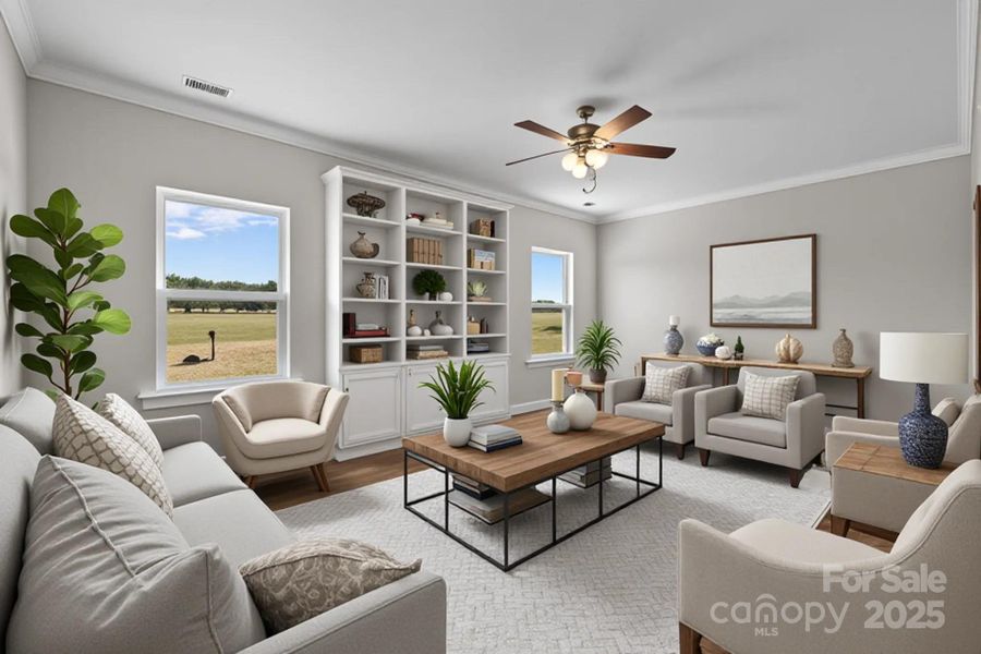Furnished interior view inside a new home in , Monroe (Image 14).