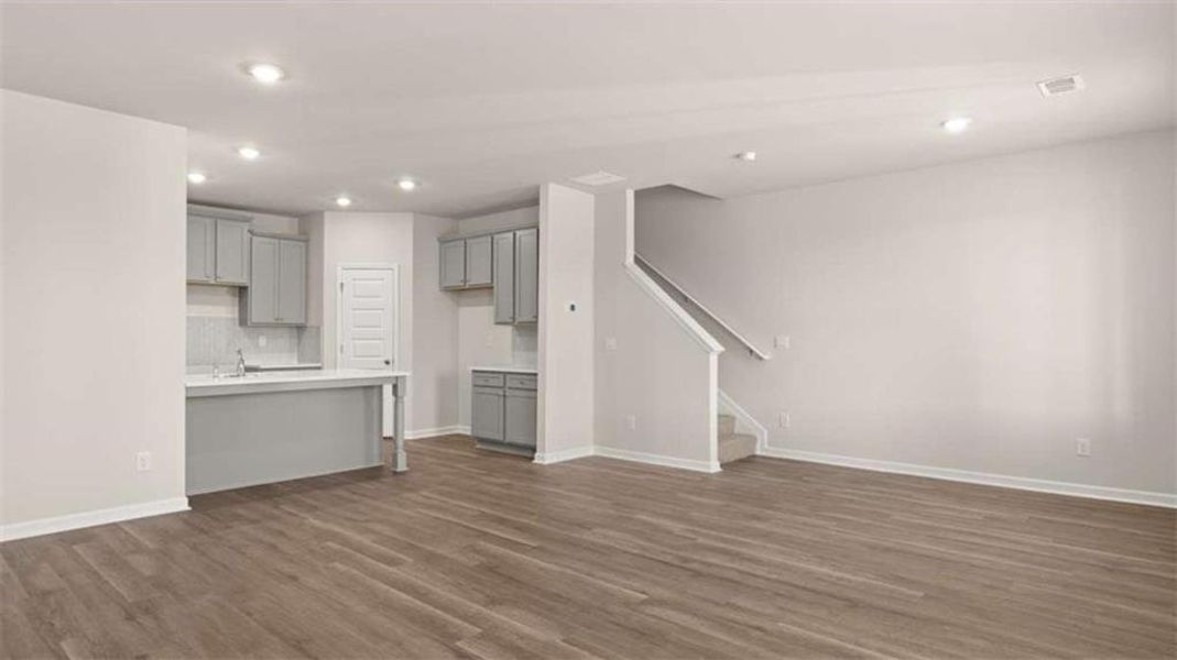 Spacious, unfurnished interior of a new home in Brookland Commons, Monroe (Image 24).