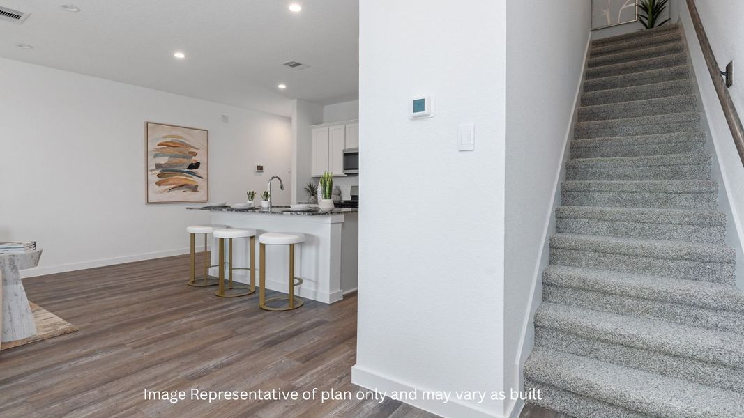 Furnished interior view inside a new home in Alaia Crossing, Houston (Image 15).