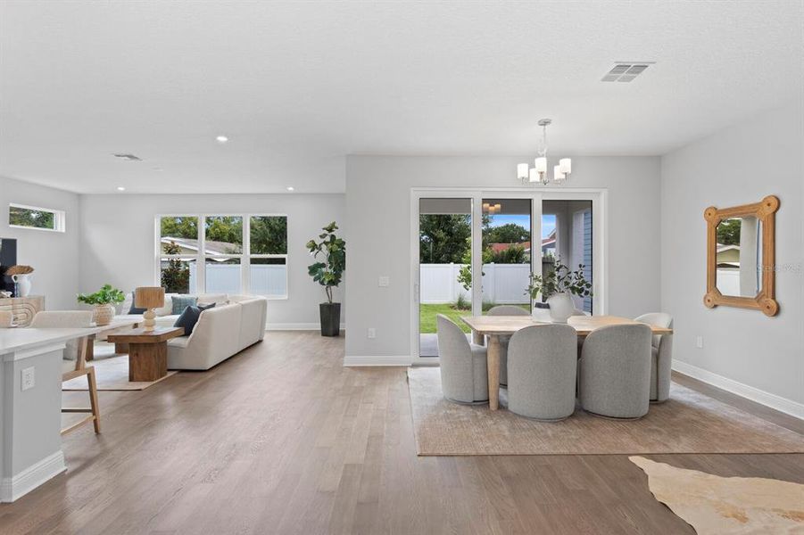 Furnished interior view inside a new home in , Tampa (Image 10).