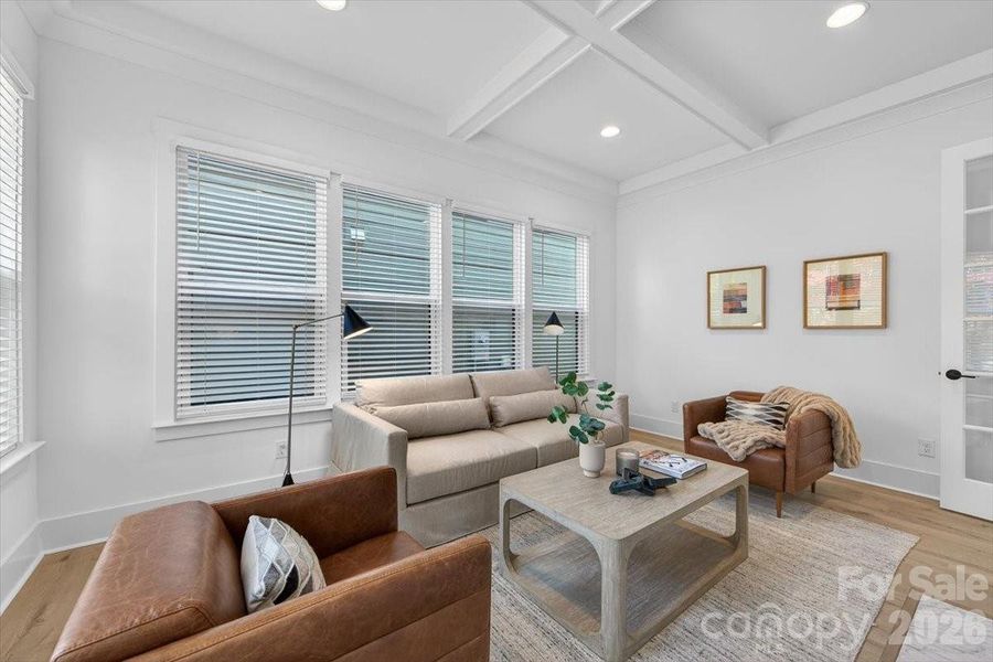 Furnished interior view inside a new home in , Charlotte (Image 32).