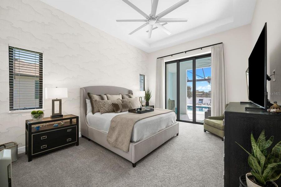 Furnished interior view inside a new home in , Port Charlotte (Image 60).