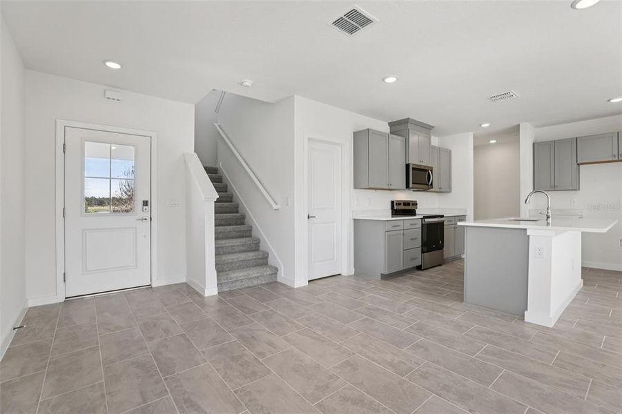 Spacious, unfurnished interior of a new home in Cyrene at Harmony, St. Cloud (Image 21). Spacious, unfurnished interior of a new home in Cyrene at Harmony, St. Cloud (Image 21).