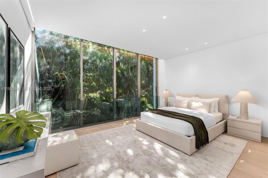 Furnished interior view inside a new home in , Miami (Image 12).