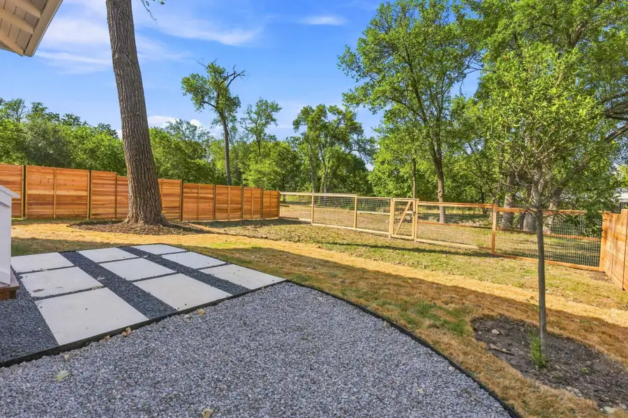 Exterior details and patio area of a home in , Austin (Image 21).