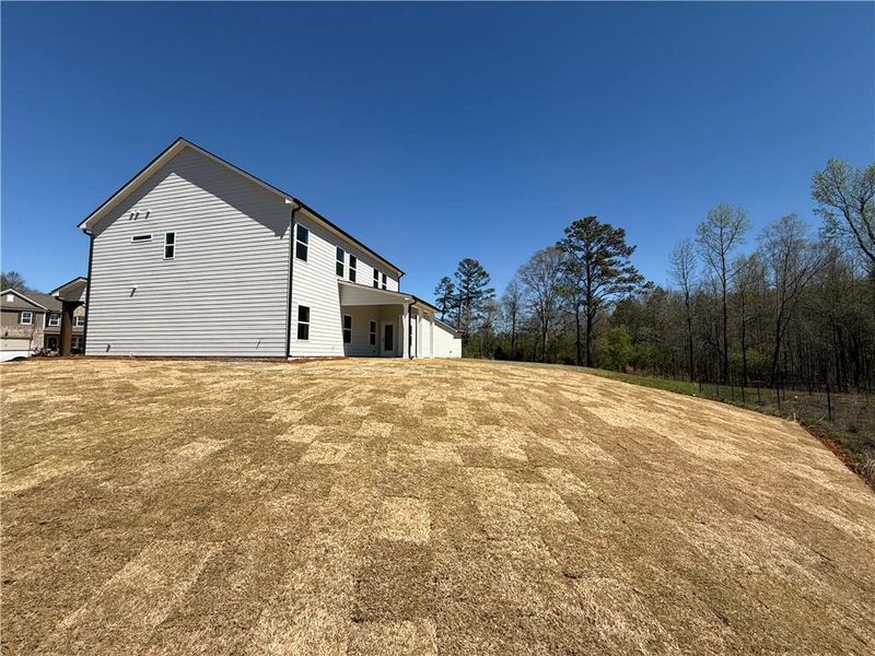 Exterior details and patio area of a home in Ponderosa Farms Estates, Gainesville (Image 3).