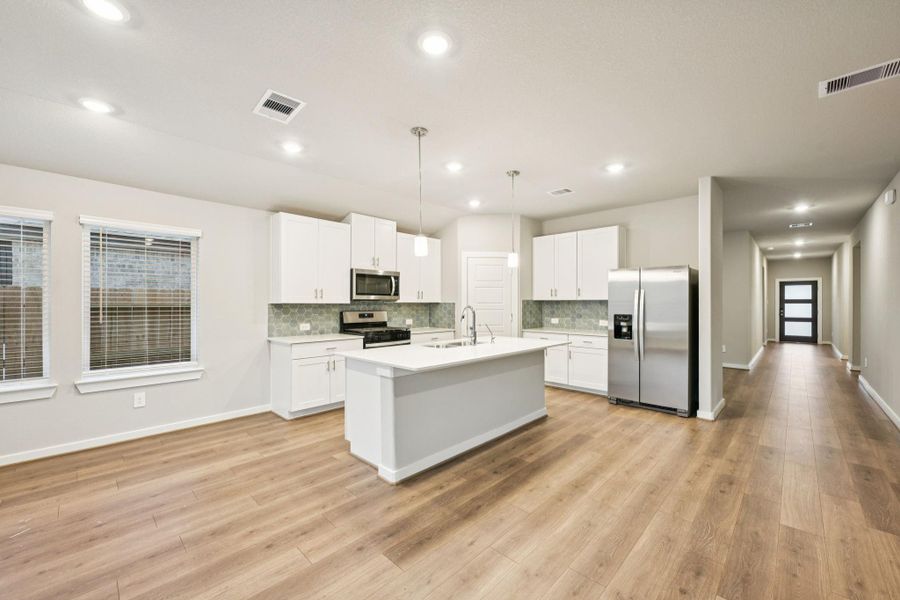 Photo is not of the actual home, but is an inspirational photo of builder’s model home and may depict options, furnishings, and/or decorator features that are not included