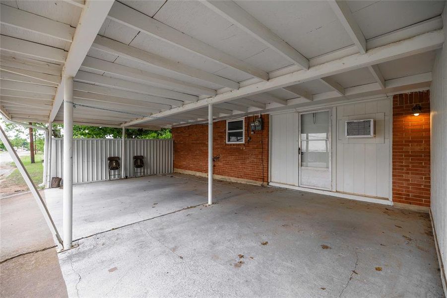 Carport / Side of home Carport / Side of home