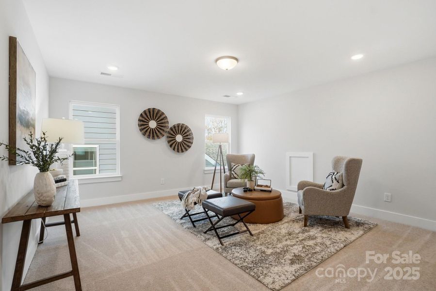 Furnished interior view inside a new home in Villas at Prestwick, Mooresville (Image 19).