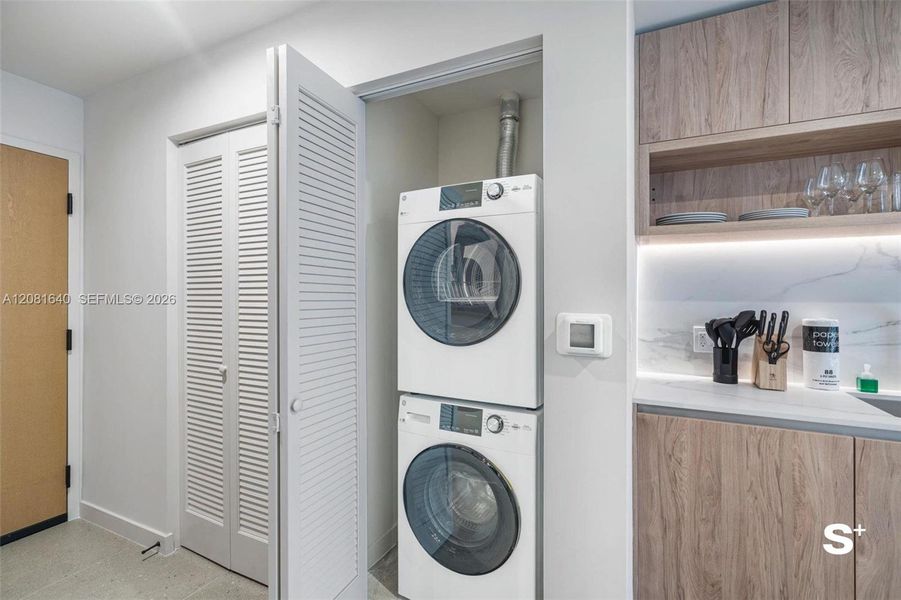 Furnished interior view inside a new home in , Miami (Image 14).