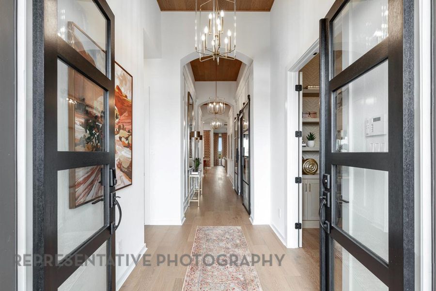 Furnished interior view inside a new home in Parten, Austin (Image 27).