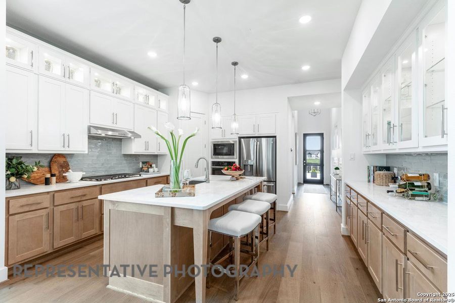 Furnished interior view inside a new home in Homestead, Schertz (Image 24).