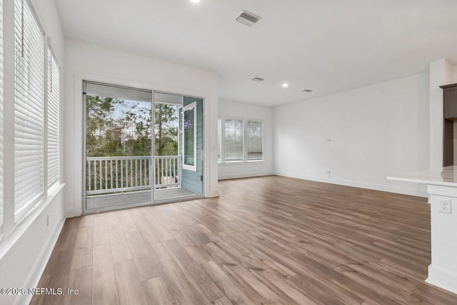 Spacious, unfurnished interior of a new home in Kettering at eTown - Paired Villas, Jacksonville (Image 23). Spacious, unfurnished interior of a new home in Kettering at eTown - Paired Villas, Jacksonville (Image 23).