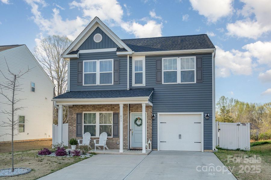 Front exterior of a new home in , York, SC, highlighting curb appeal (Image 17).