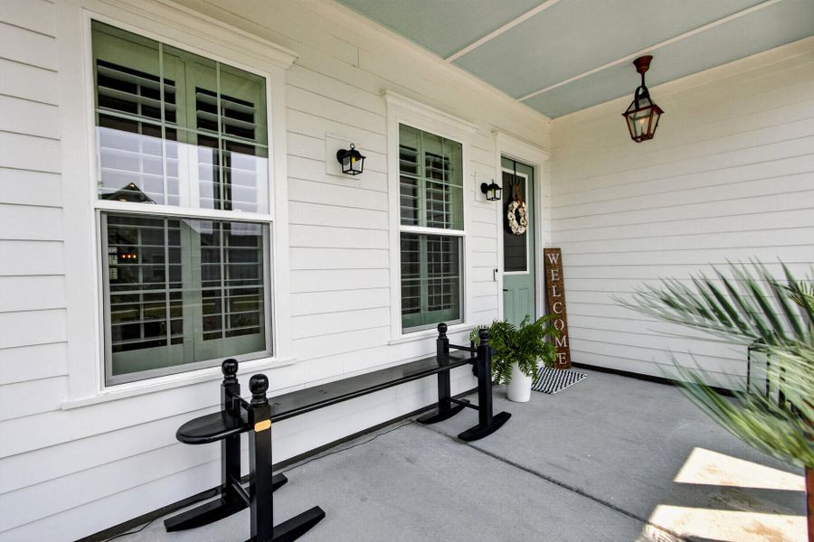 Exterior details and patio area of a home in , Summerville (Image 38). Exterior details and patio area of a home in , Summerville (Image 38).