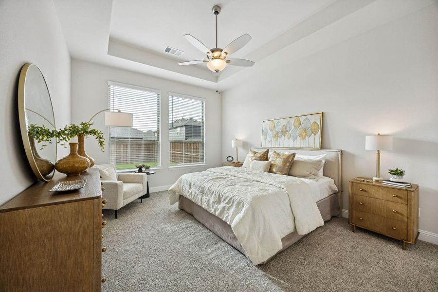 Furnished interior view inside a new home in Las Lomas, Forney (Image 11).