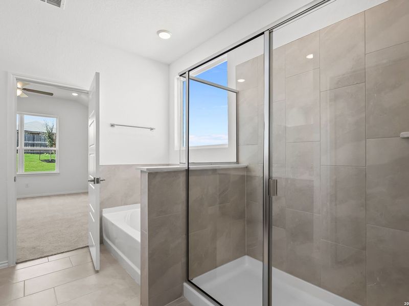 Furnished interior view inside a new home in Comanche Ridge, San Antonio (Image 15).