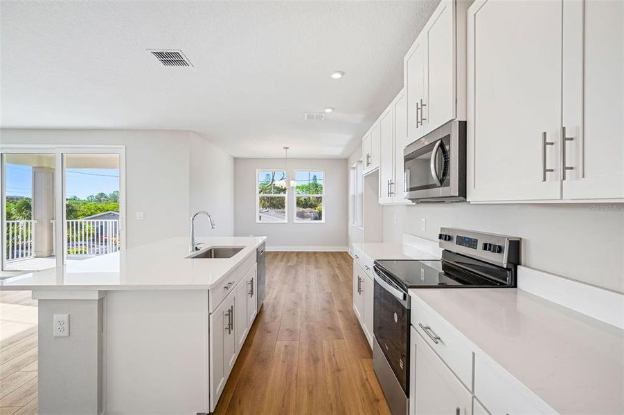 Furnished interior view inside a new home in , St. Petersburg (Image 7).