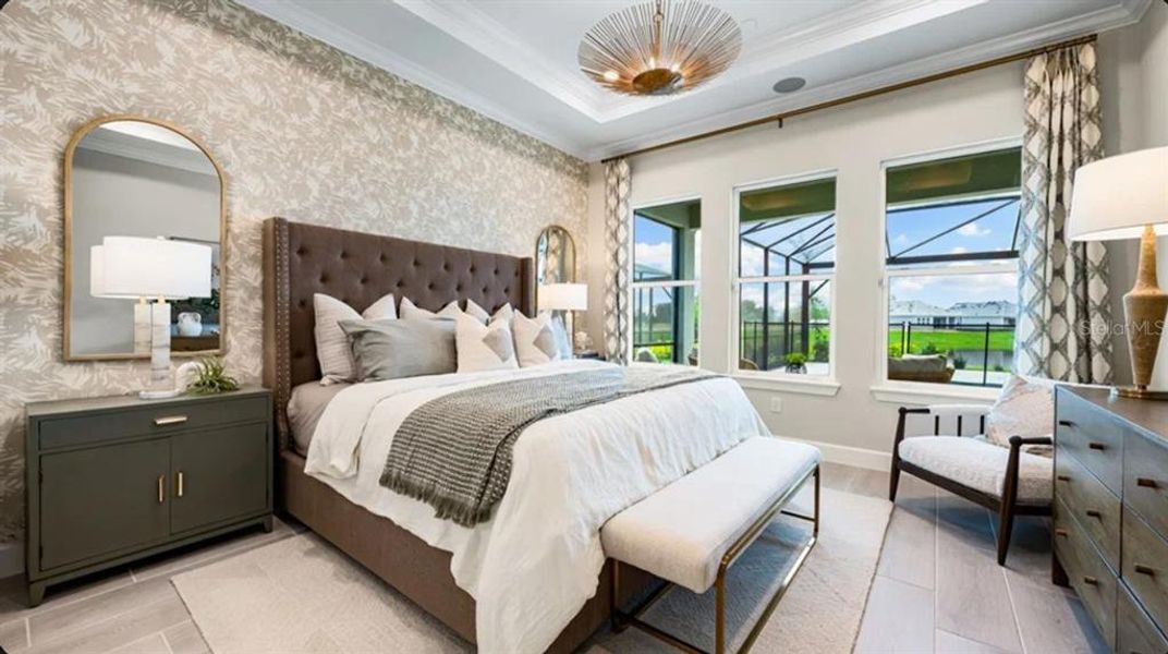 Furnished interior view inside a new home in Skye Ranch Community Group Page, Sarasota (Image 6). Furnished interior view inside a new home in Skye Ranch Community Group Page, Sarasota (Image 6).