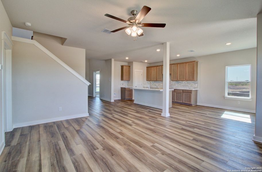 Spacious, unfurnished interior of a new home in Prairie Green, Converse (Image 7). Spacious, unfurnished interior of a new home in Prairie Green, Converse (Image 7).