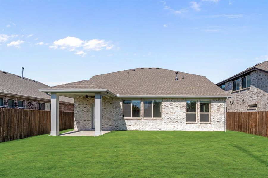 Exterior details and patio area of a home in Rolling Meadows, Lancaster (Image 23). Exterior details and patio area of a home in Rolling Meadows, Lancaster (Image 23).