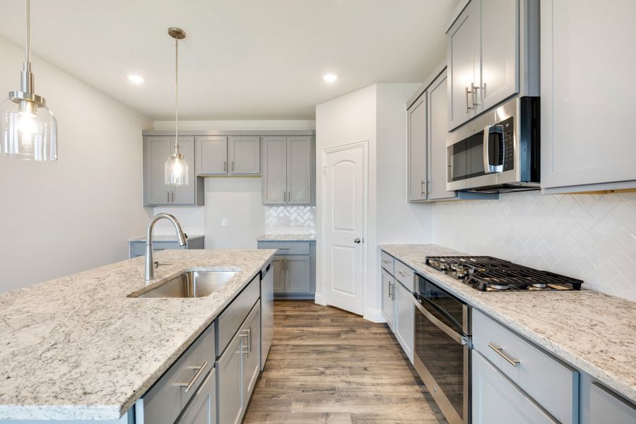 Furnished interior view inside a new home in Creekside, Royse City (Image 9). Furnished interior view inside a new home in Creekside, Royse City (Image 9).