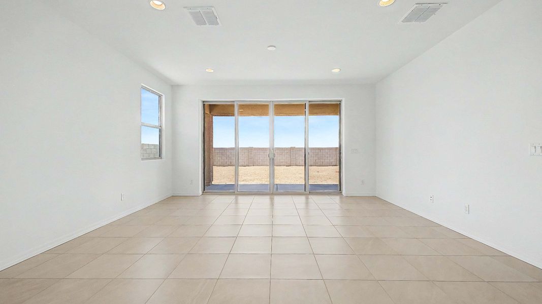 Furnished interior view inside a new home in The Lakes at Rancho El Dorado, Maricopa (Image 8).