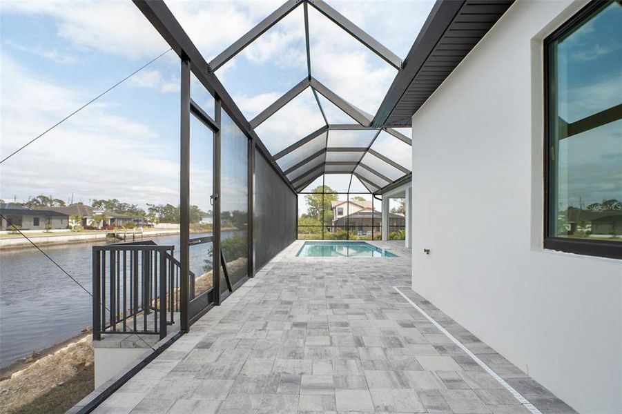 Exterior details and patio area of a home in , Port Charlotte (Image 4). Exterior details and patio area of a home in , Port Charlotte (Image 4).