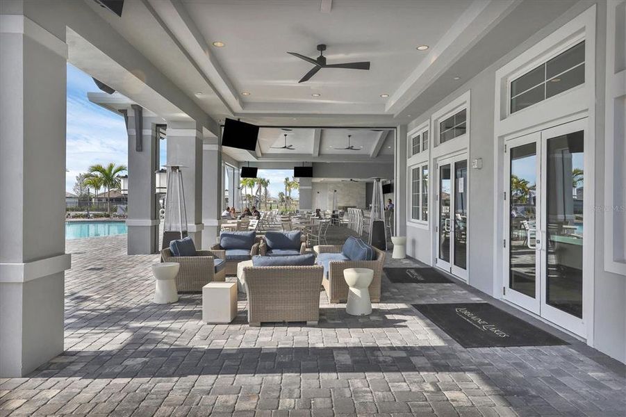 Exterior details and patio area of a home in , Bradenton (Image 28).