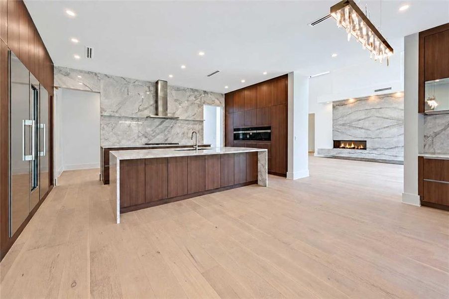 Furnished interior view inside a new home in , Suwanee (Image 11).