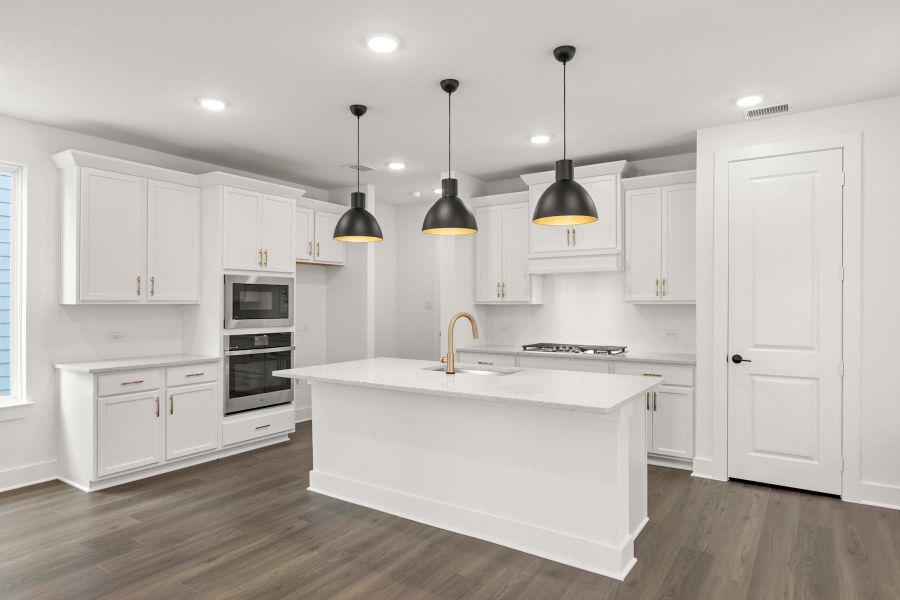 Furnished interior view inside a new home in Painted Tree, McKinney (Image 10).