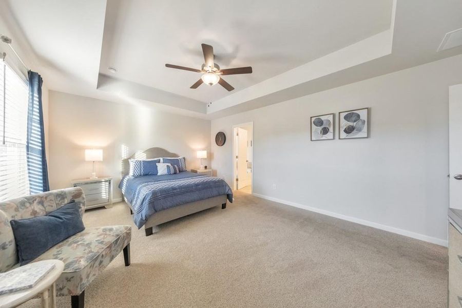 Furnished interior view inside a new home in Old Lost Mountain Estates, Powder Springs (Image 37).