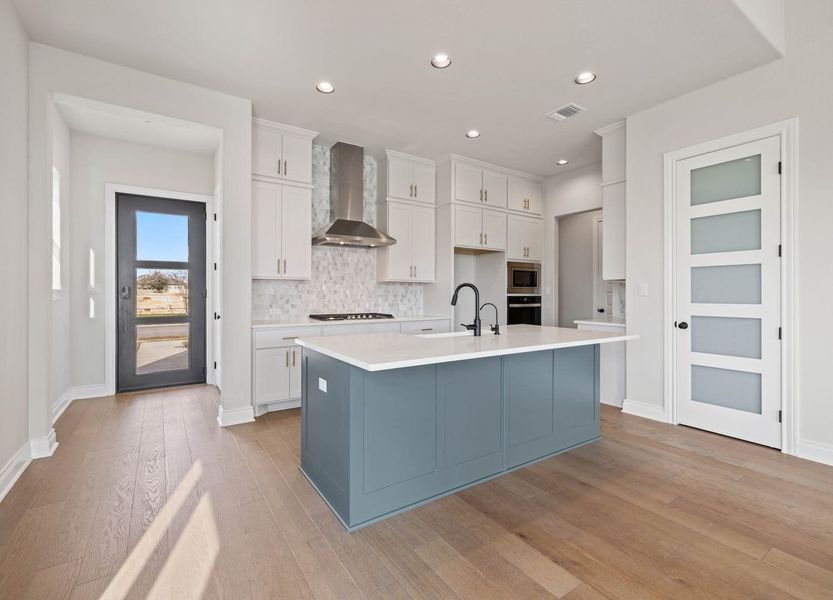 Marfa Floor Plan in Santa Rita Ranch Augustine, Liberty Hill | Sitterle Homes Kitchen