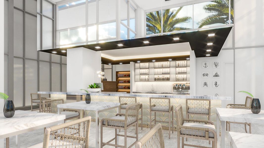 GOURMET CAFE RENDERING