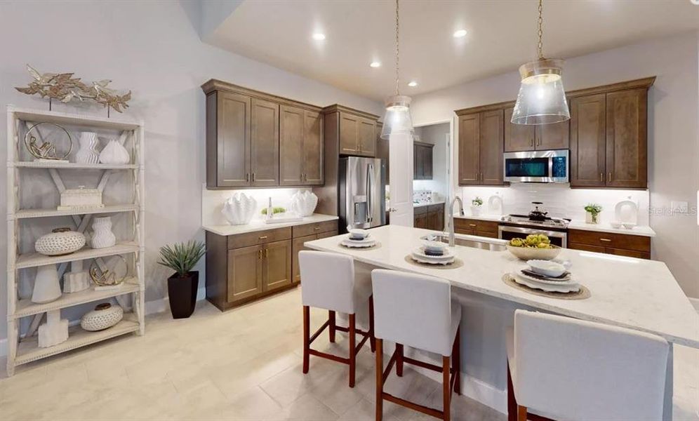 Furnished interior view inside a new home in Plantation Bay, Ormond Beach (Image 5).