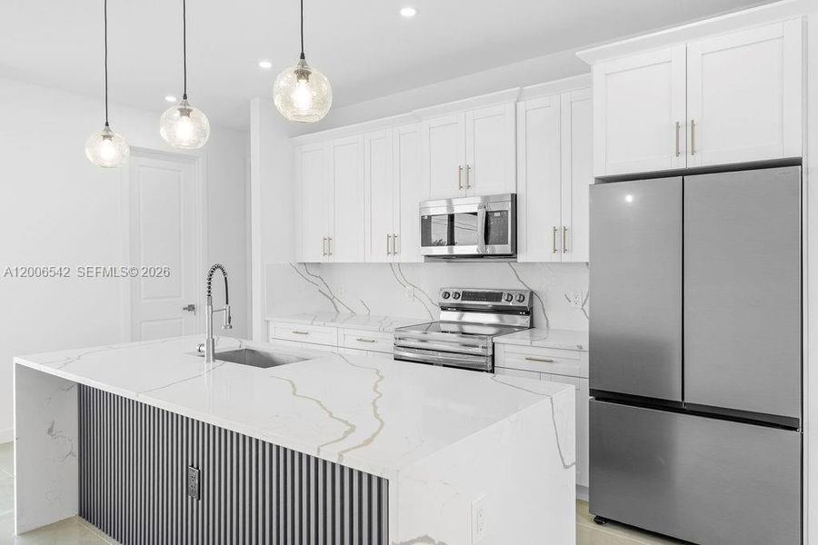 Furnished interior view inside a new home in , Cape Coral (Image 12).