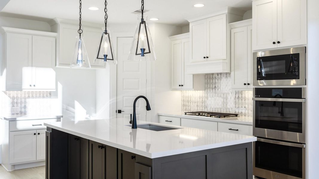 Furnished interior view inside a new home in Eldorado At Santa Rita Ranch 60', Liberty Hill (Image 5).