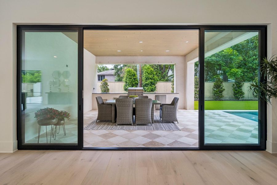 Exterior details and patio area of a home in , Houston (Image 25). Exterior details and patio area of a home in , Houston (Image 25).