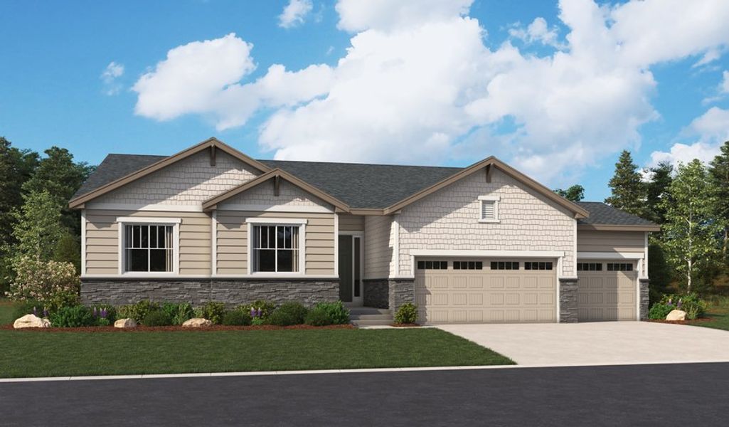 Daniel-R237-JacksonCreek Elevation A (3-car)