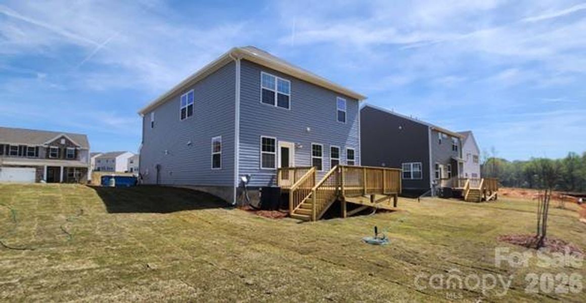 Exterior details and patio area of a home in Shannon Woods, Maiden (Image 2).