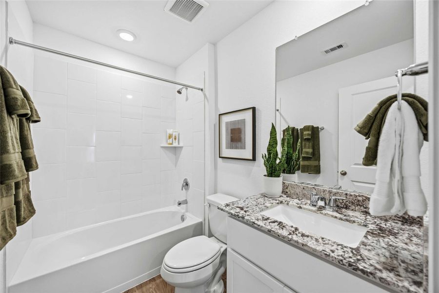 Furnished interior view inside a new home in Pineapple Square, Houston (Image 9).