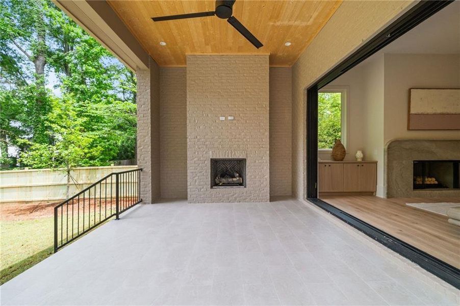 Exterior details and patio area of a home in , Alpharetta (Image 3). Exterior details and patio area of a home in , Alpharetta (Image 3).