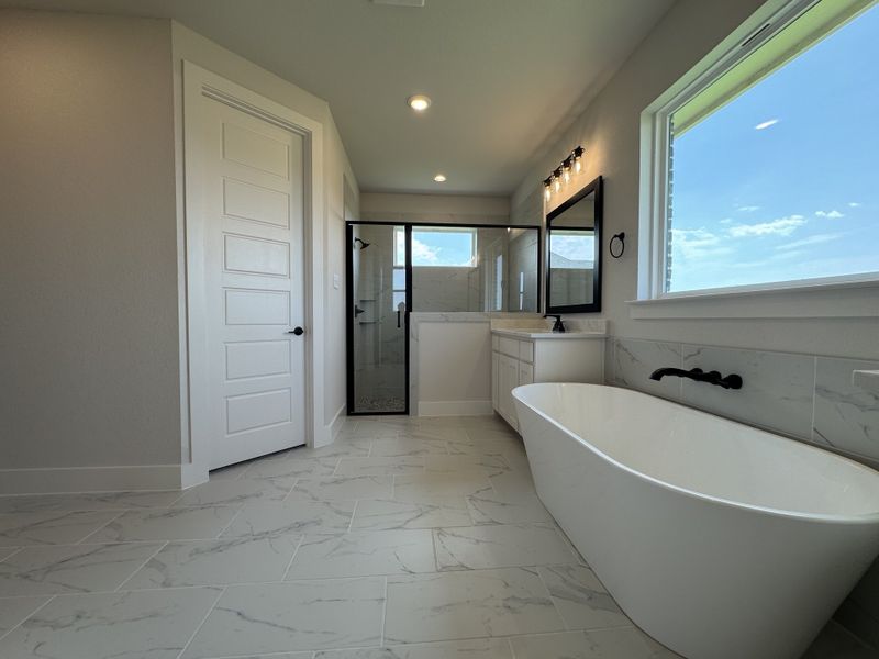 Furnished interior view inside a new home in Coyote Crossing, Godley (Image 5).