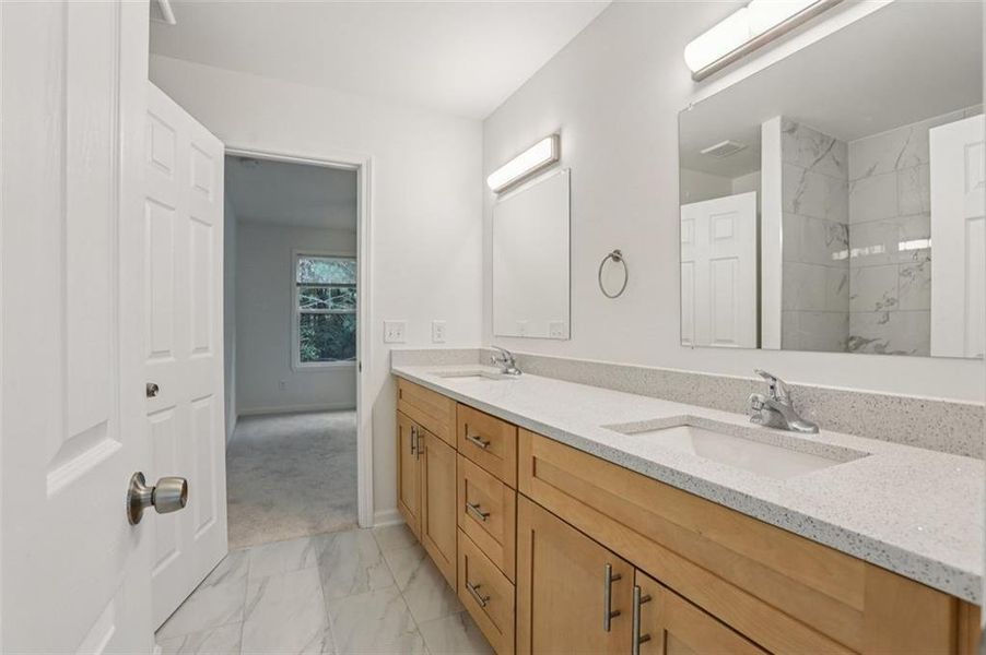 Furnished interior view inside a new home in , Fairburn (Image 6).