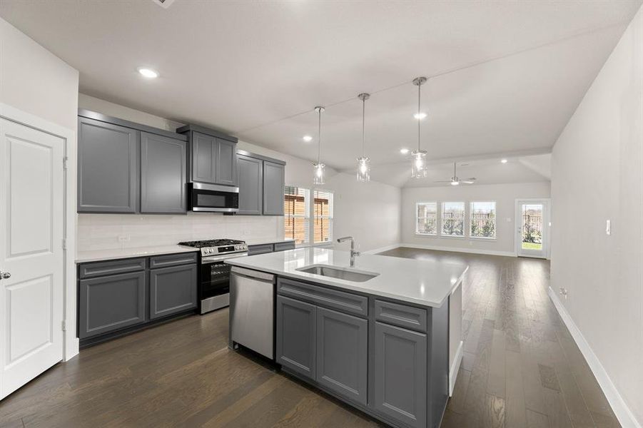 Furnished interior view inside a new home in Solterra, Mesquite (Image 8).
