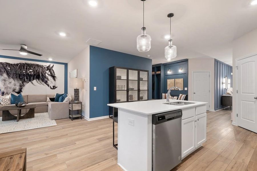 Furnished interior view inside a new home in Chapel Hill, Newnan (Image 13).
