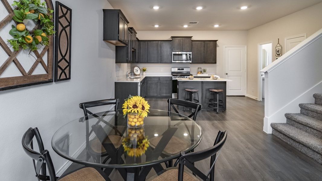 Furnished interior view inside a new home in Liberty Crossing, Royse City (Image 9).