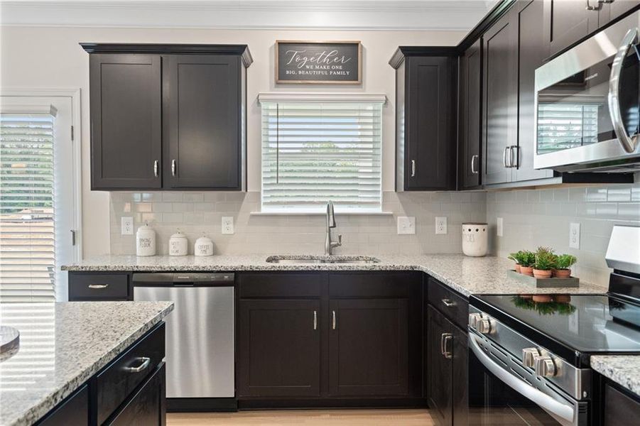 Furnished interior view inside a new home in Capstone Estates, Chattanooga (Image 5).