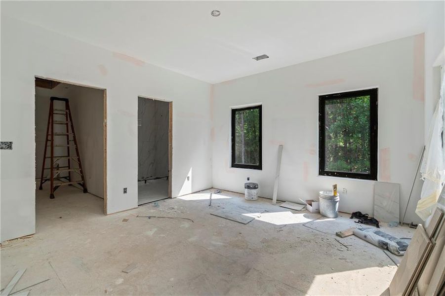 In-progress construction of a new home in , Fairburn, GA (Image 27).